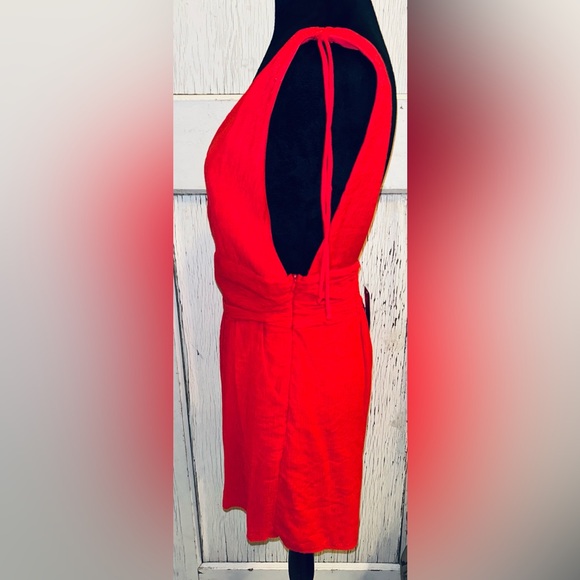🎈Red Plunging Romper -NWT❤️ - Picture 2 of 5